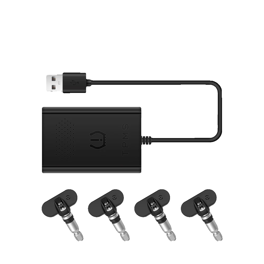 Reifendrucküberwachungssystem, Ipx7 Wasserdicht, Usb-betrieben, Interne Sensoren