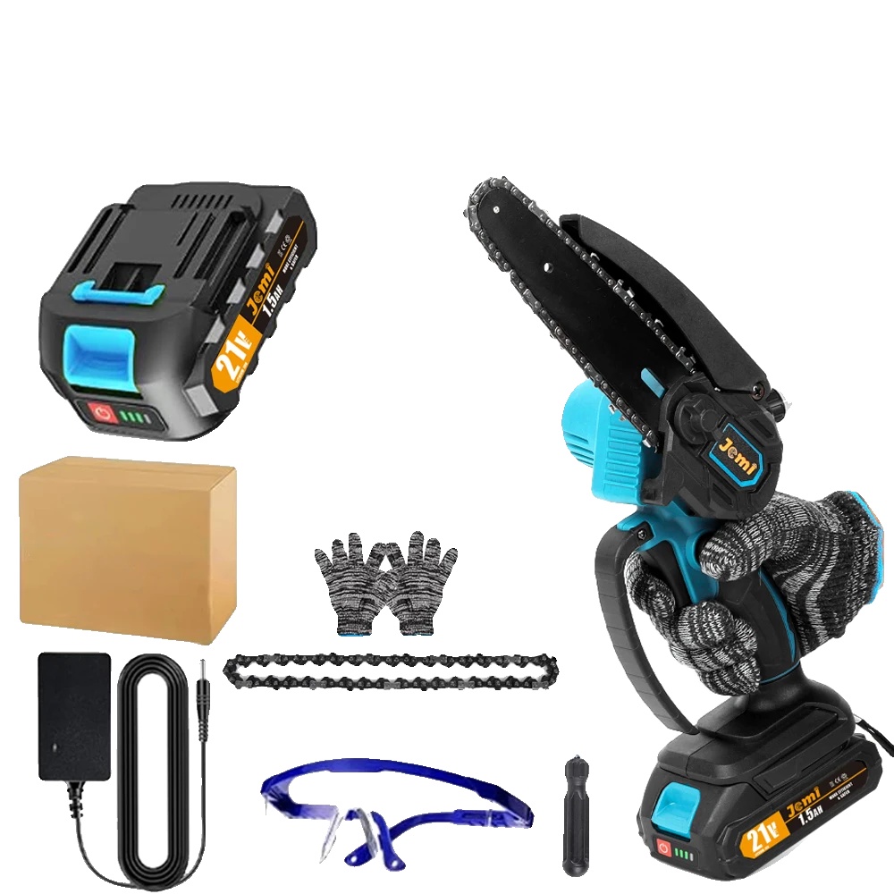 Kettensäge, Kabellos, Leichtes Design, 1xbatterie 1xkette