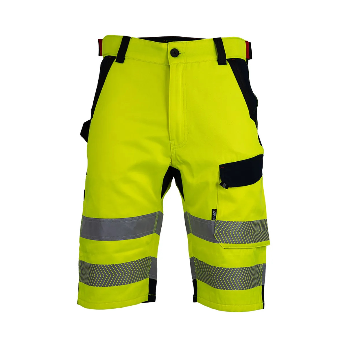 Robuste Bermuda Mit Mehreren Taschen Und Ultra-stretch Bereichen – Ohne Metall Gelb Gr.46 - Lma - 6179 - 46