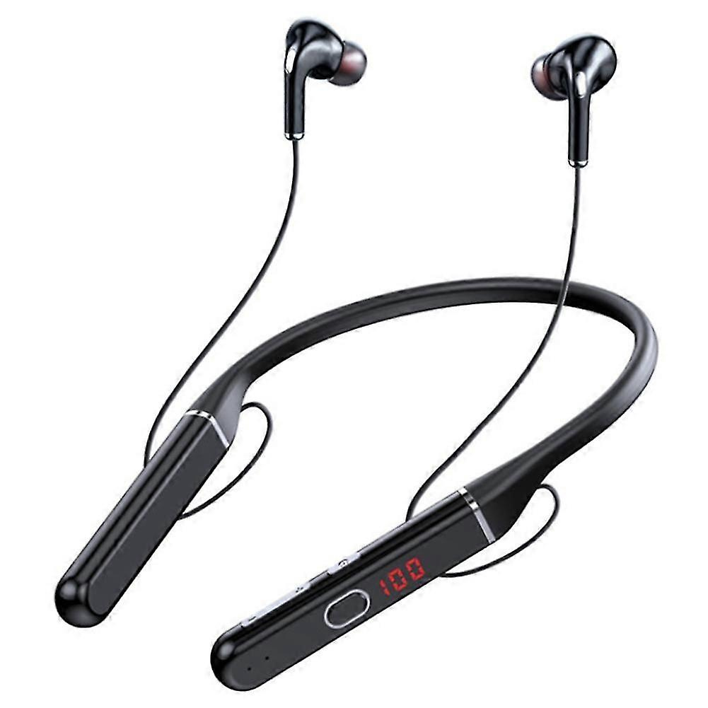 Bluetooth-kopfhörer Mit 100 Stunden Akkulaufzeit, Kabelloser Stereo-bluetooth-kopfhörer Mit Nackenbügel Und Geräuschunterdrückung Für Sport – Jxlgv
