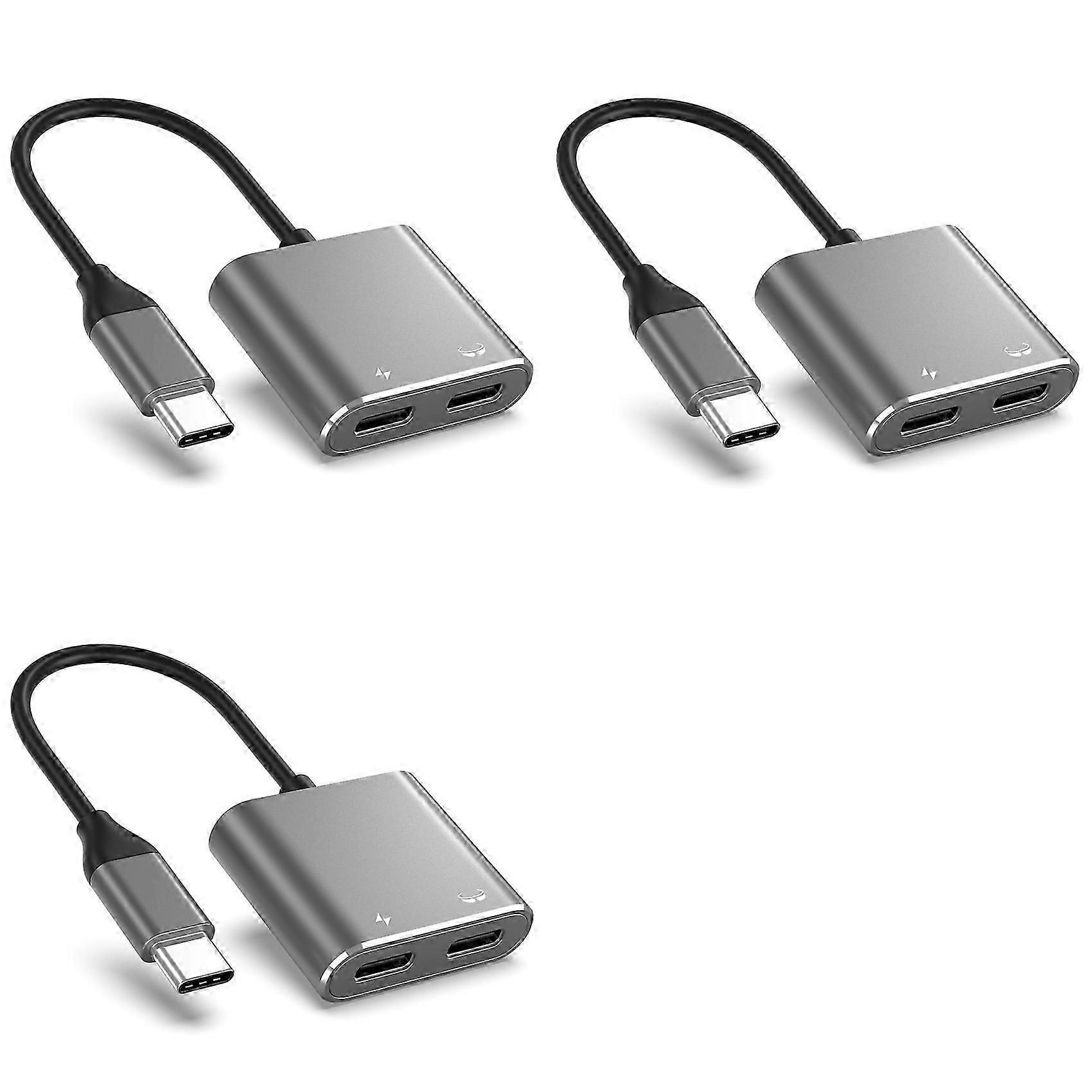 3x Usb-c-dockingstationen Für Ar-brillen, Typ-c-ladeadapter Für Ar-brillen, Kompatibel Mit Air/2-brillen, 100-w-schnellladefunktion – Jxlgv
