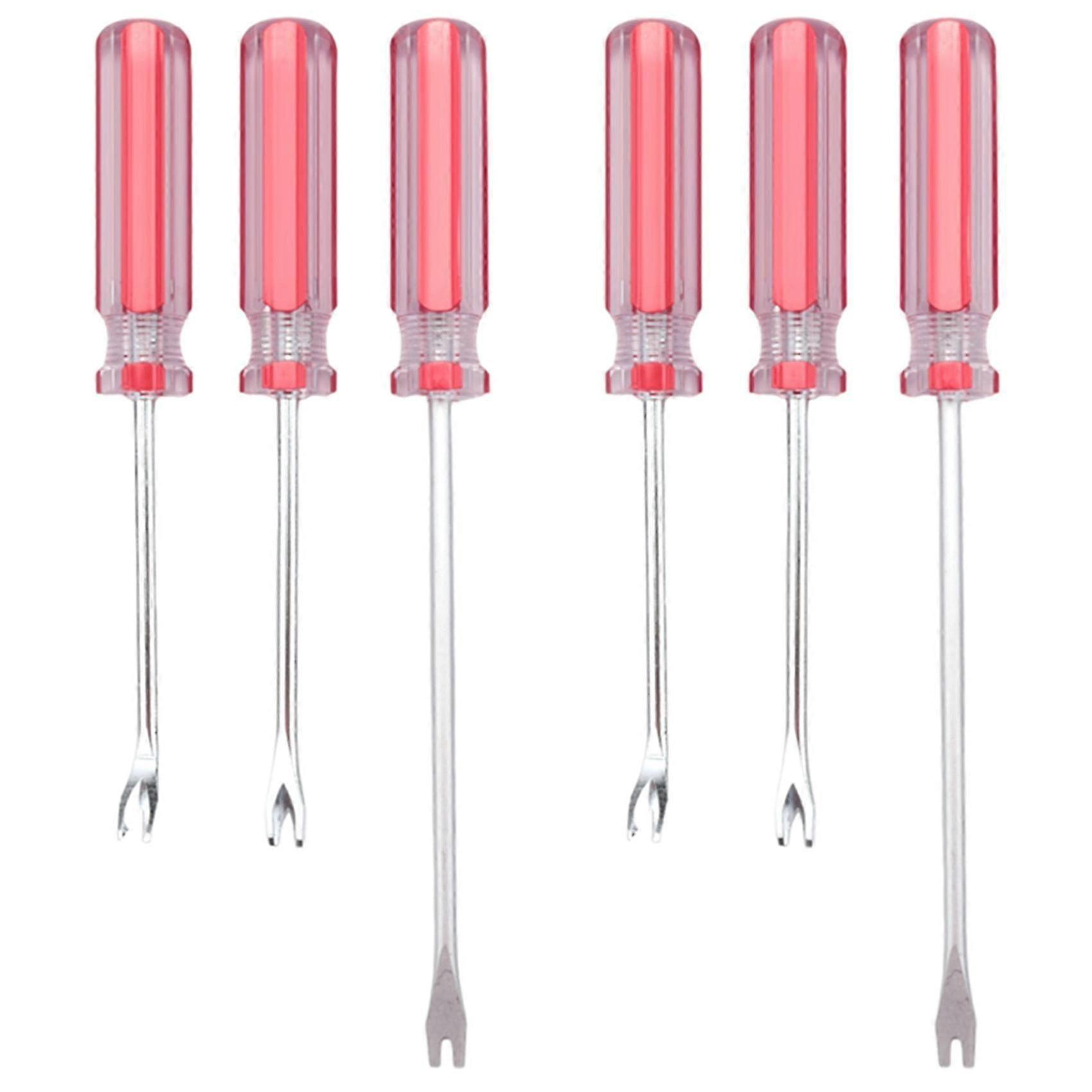 6-teiliges Set Nagelzieher, 3 Mm V/u-spitze, Nagelklammer- Und Nietenzieher, Polsterklammerentferner, Schraubendreher-werkzeug - Jxlgv