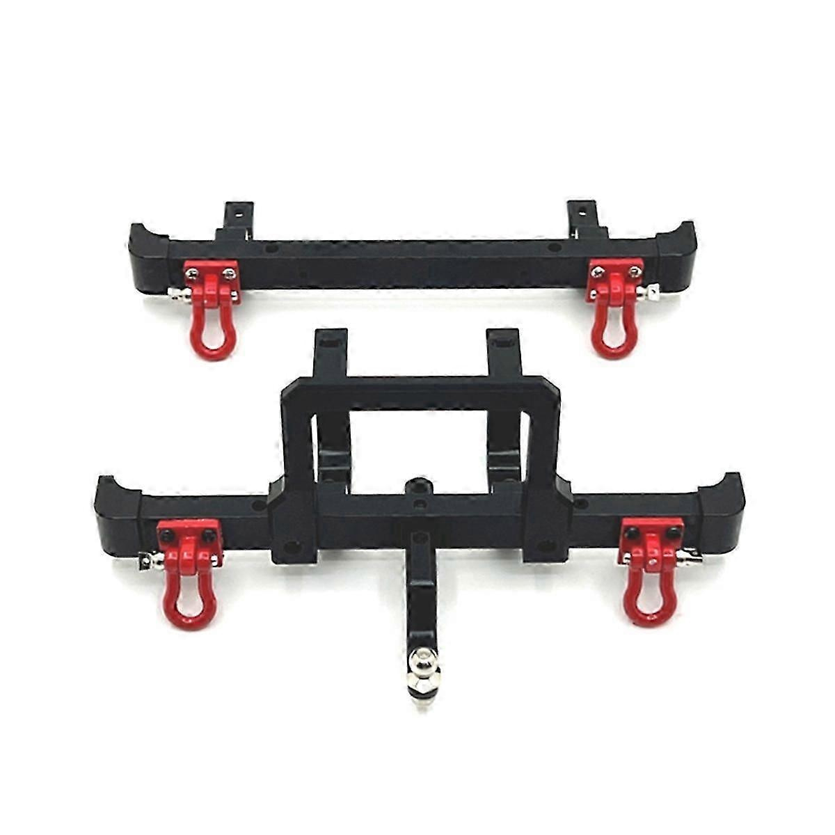 Für 1/12 Mn82 Lc79 Upgrade Front- Und Heckstoßstangen-kit Schwarz-jxlgv