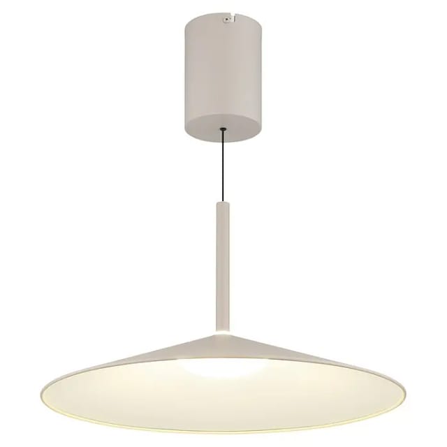 Pendelleuchte Hängeleuchte Deckenleuchte Metall Sandfarben Led 4000k D 47,5 Cm