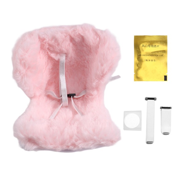 1 Set. Farbe: Hellrosa. Material: Pp + Plüsch. Geeignet Für Puppen, Autositze Und Plüschtiere.