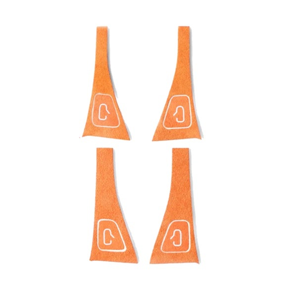 1 Set. Farbe: Orange. Material: Polymerverbundwerkstoff. Kompatibel Mit Tesla Model 1.