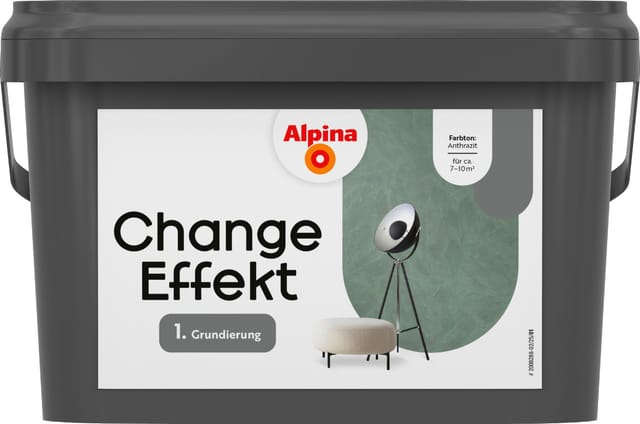 Alpina Grundierung Für Effektfarben Anthrazit 2,5 L Grundierung
