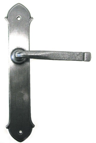 Set Montauban Grauer Eisenriegel Lochabstand 195 Mm - Klinkenform - Brionne - Roz-v.1018040sp