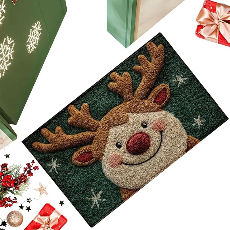 Weihnachts-küchenmatte, Rutschfeste Bodenmatte, 60 X 40 Cm, Muster