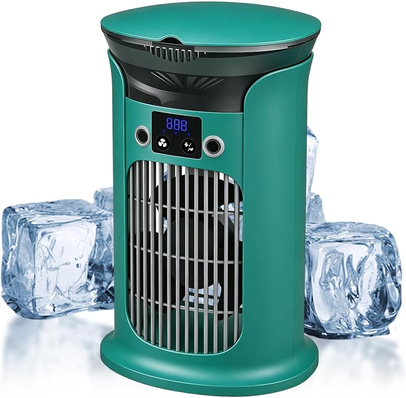 Ventilator Mit 880-ml-wassertank, 3 Geschwindigkeitsstufen, Tischgebläse