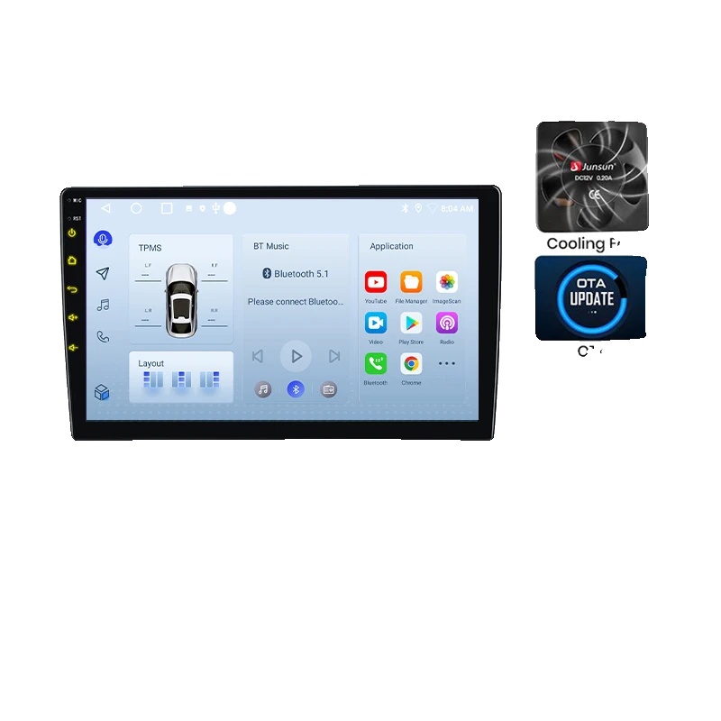 Carplay, Smart-touchscreen, Navigationssystem, Kompatibel Mit Fiat Freemont 2011-2020, Px2(4+64gb)4g