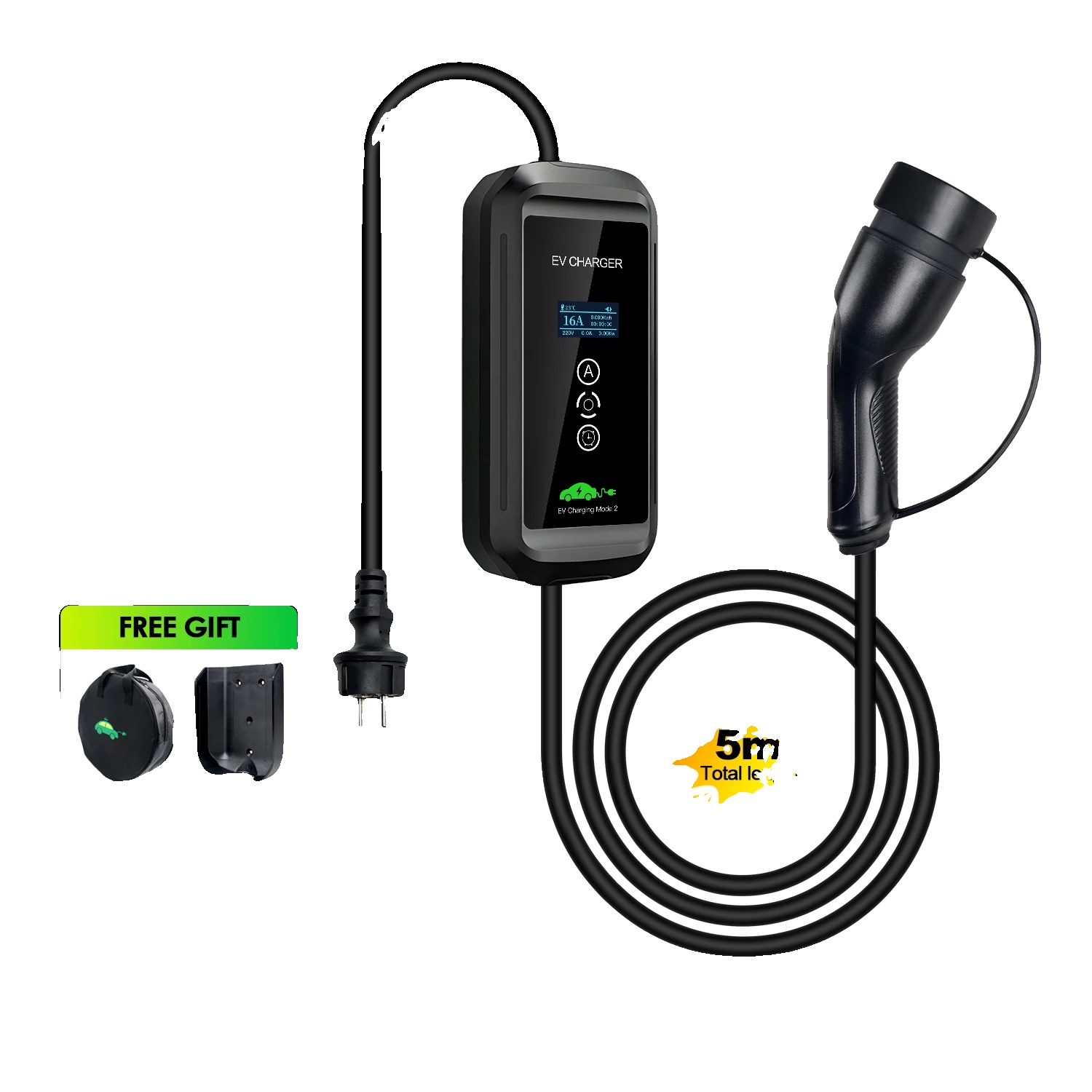 Ev-ladegerät, Hohe Leistungsabgabe, Vielseitige Timer-funktion, Typ2
