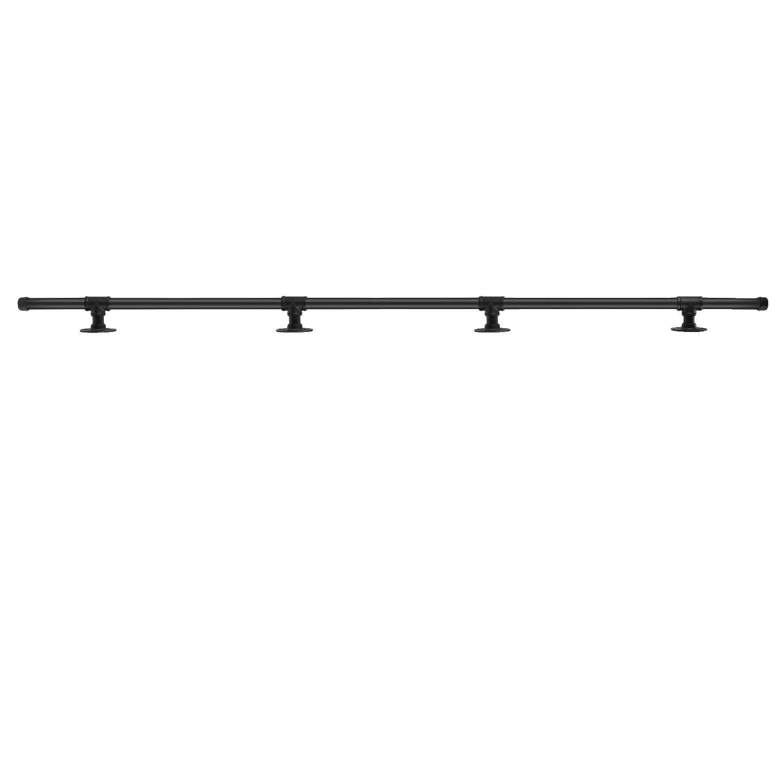 Handlauf, Wandmontage, Modernes Industriedesign, 3m