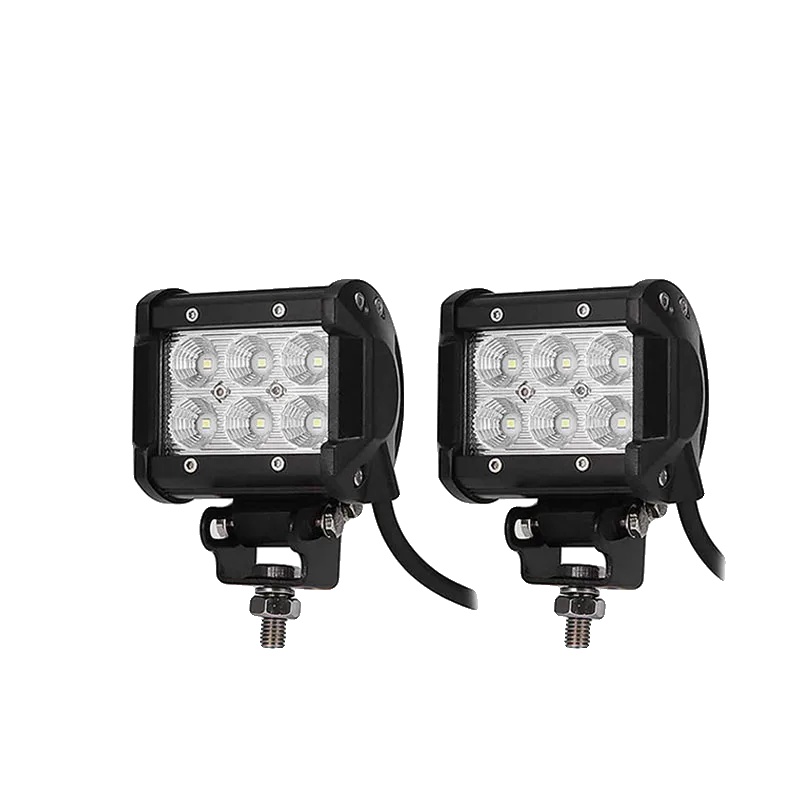 Led-arbeitslichtleiste, Leistungsstarke Beleuchtung, Langlebige Konstruktion, 2 Stück 18w Flutlicht