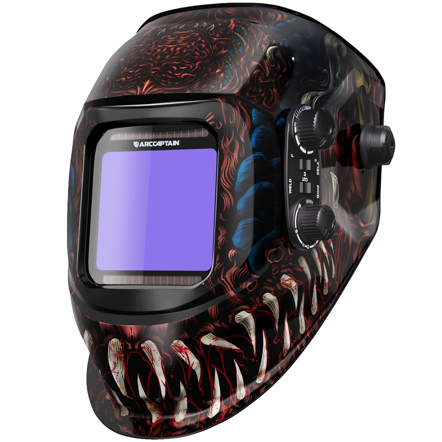 Schweißhelm, Automatisch Abdunkelnd, Solarbetrieben, Ar-wc043