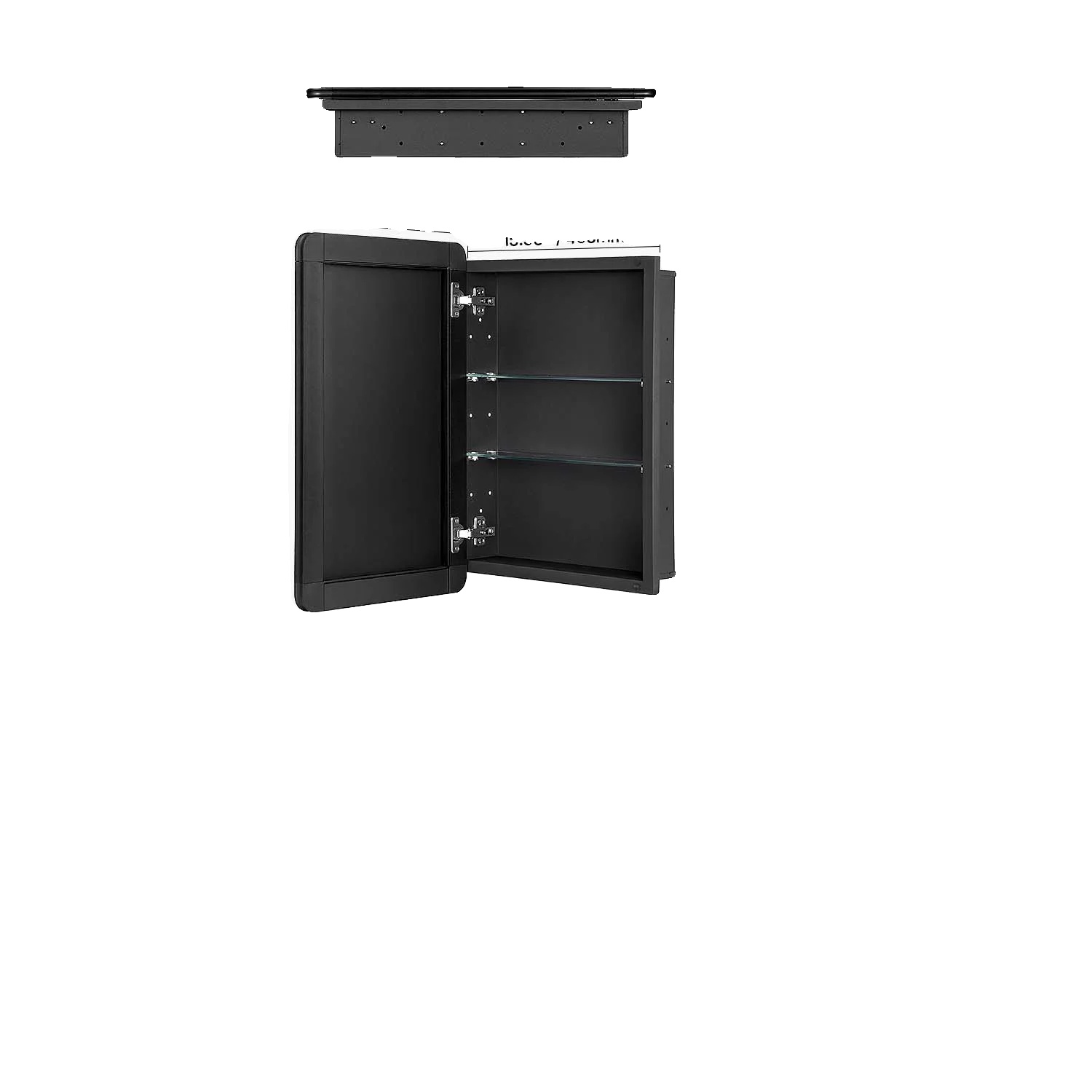 Medizinschrank, Verstellbare Regale, Modernes Design, 16x24inch