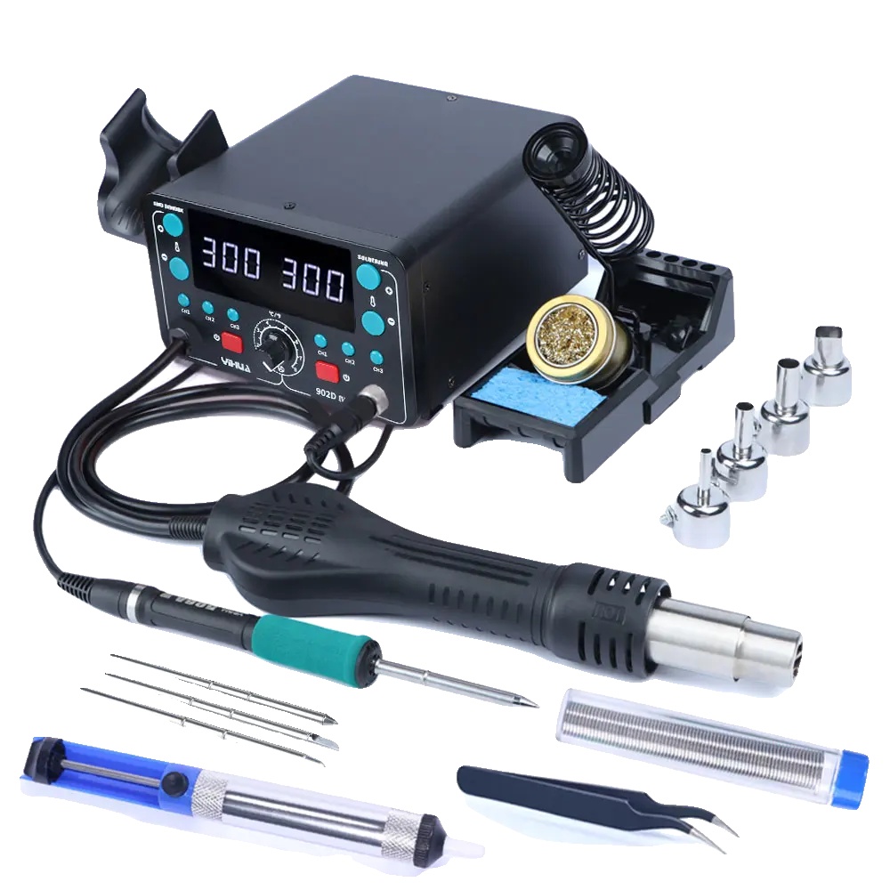 Lötstation, Schnelle Erwärmung, Auto-schlaf-funktion, Paket 4, 220v Eu-a