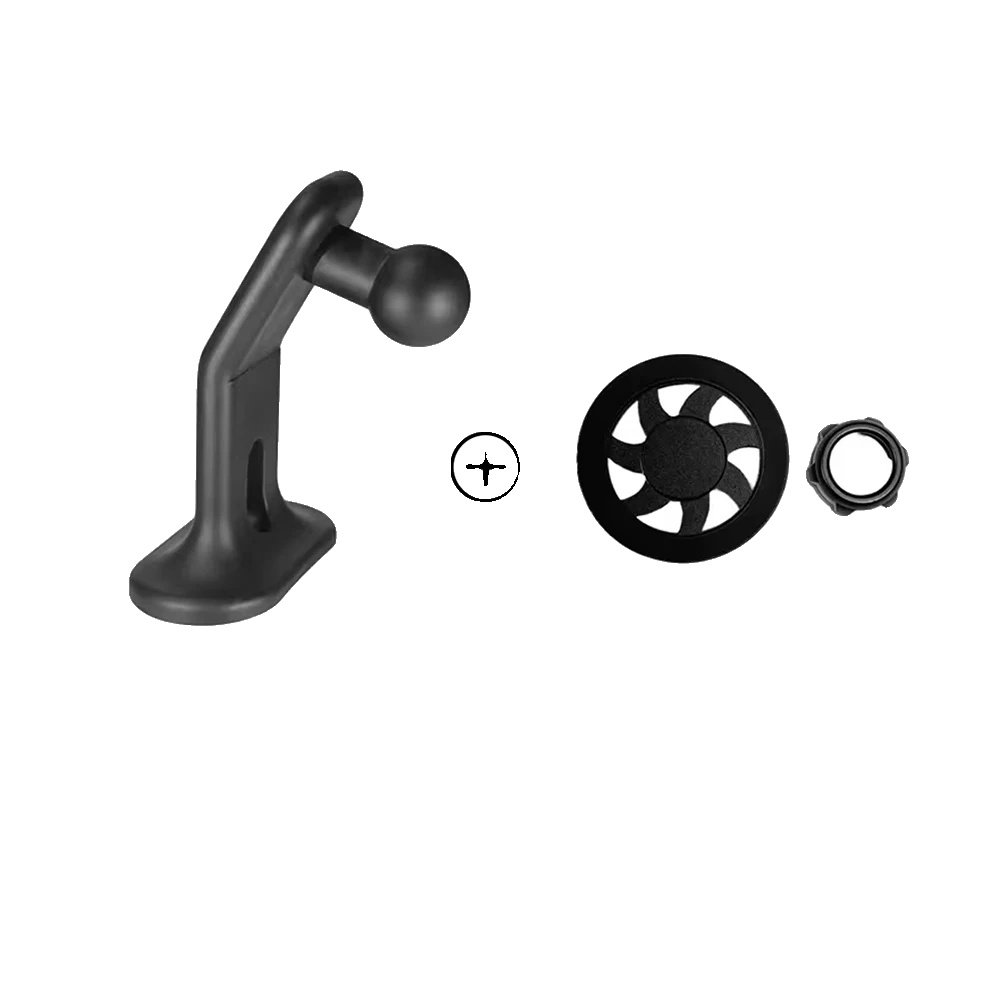 Telefonhalter, Magnetische Unterstützung, Verstellbares Design, Schwarz
