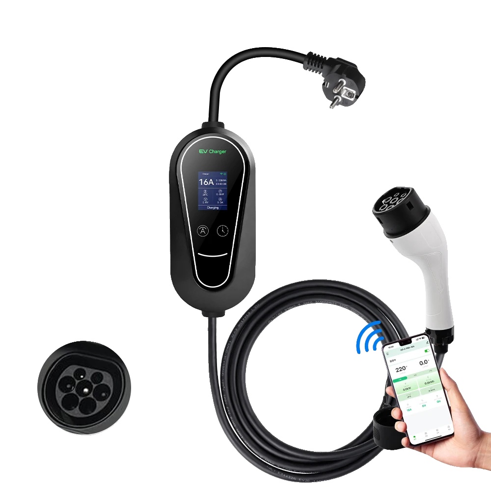 Ev-ladegerät, App-steuerung, 3,5 Kw Leistungsabgabe, Typ2 3.5kw 16a App