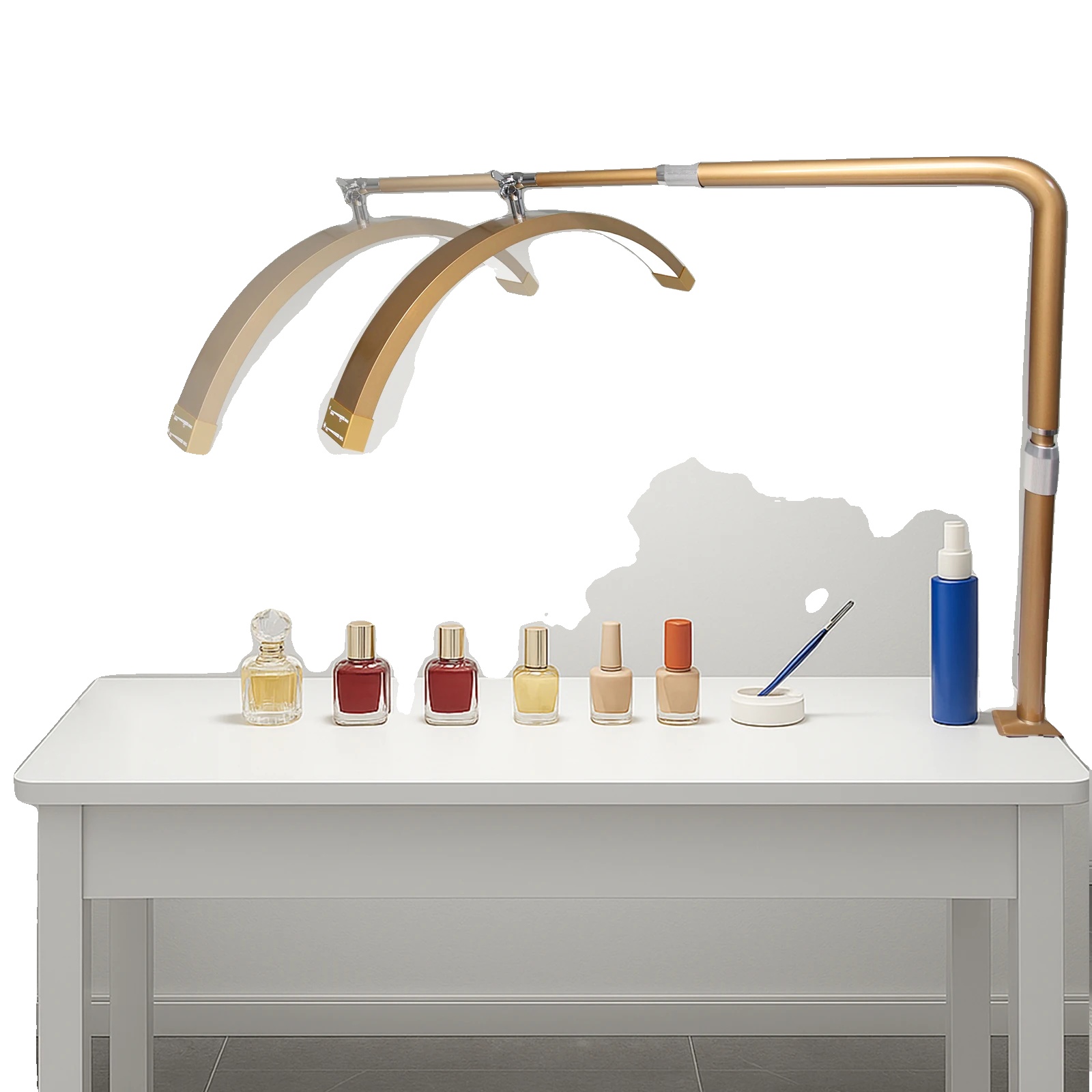 Led-videoleuchte, Dimmbar, Rotierbar, Gold