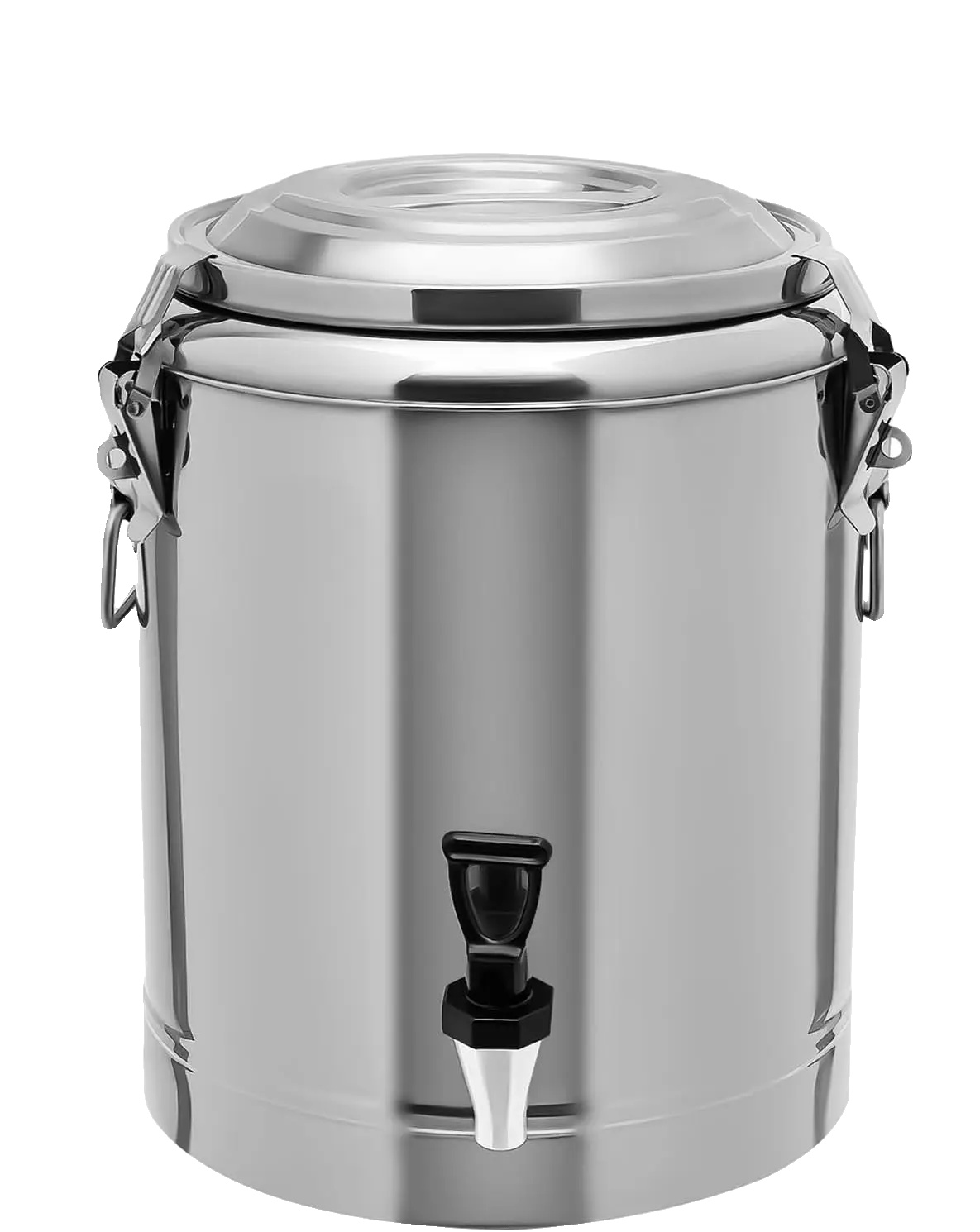 Isolierter Behälter, 14 Liter Kapazität, Langlebiger Edelstahl, Silber