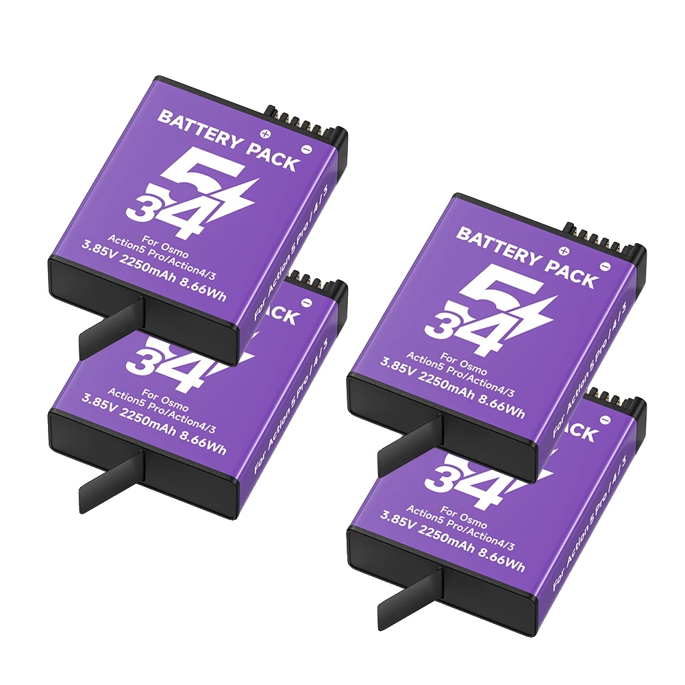 Batterie, 2250mah, Dual-output-ladegerät, 4pcs Batterie