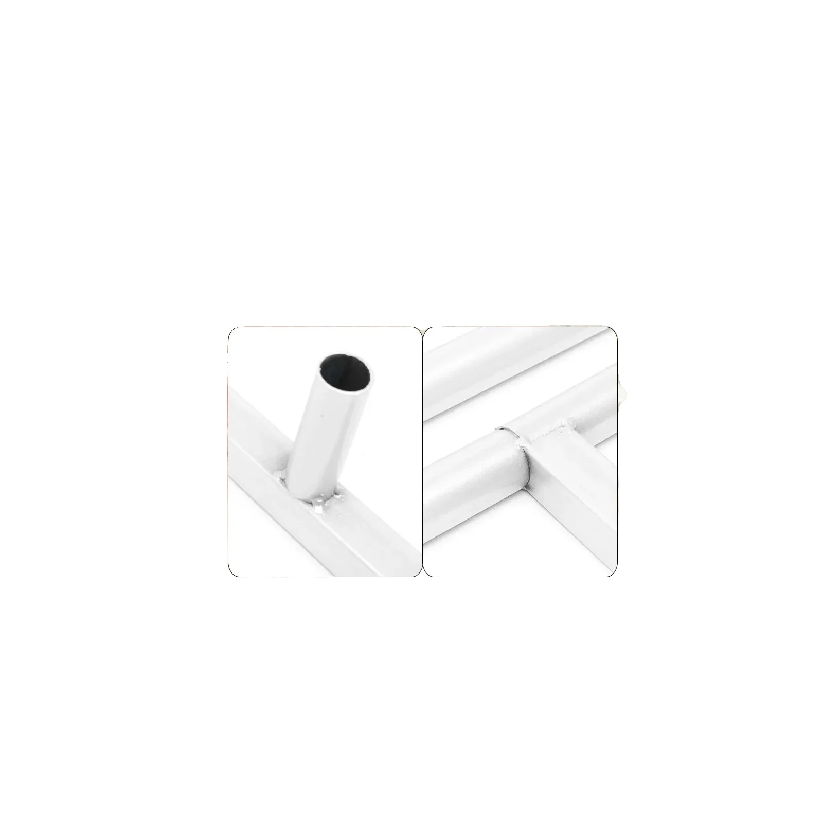 Hochzeitsbogenständer, Robuste Stahlkonstruktion, Elegantes Minimalistisches Design, L, Weiss