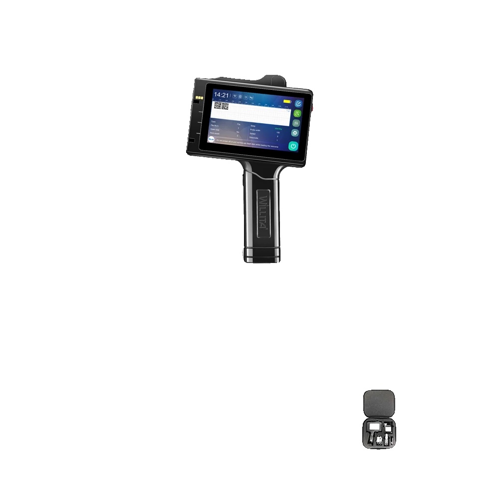 Tragbarer Inkjet-drucker, 5 Zoll Touchscreen, Tragbare Kennzeichnungsmaschine, S9 Mit 1 Tinte