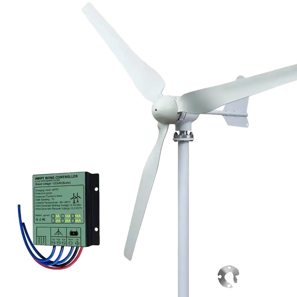 Windturbinen-generator, Geräuscharme Betriebsweise, Umweltfreundliche Energielösung, Mit Mppt-steuerung-b, 5000w-d, 48v-a