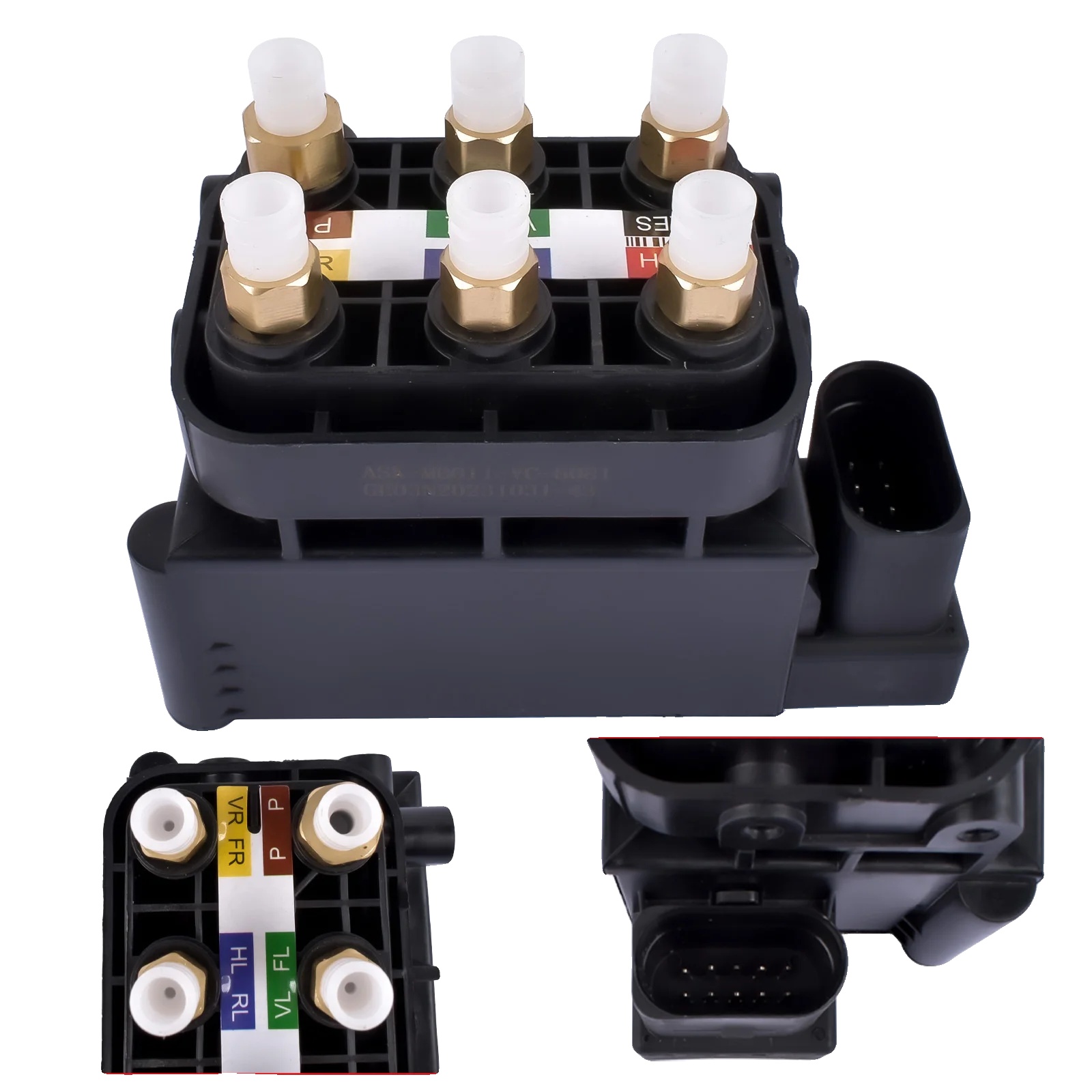 Luftfederungsventilblock, Kompatibel Mit Mercedes-benz R-klasse, Unterstützt 4-ecken-nivellierung, Oem-nummern A2513200058, 2123200358, 2513200058