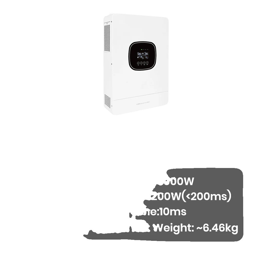 Hybrid-solarwechselrichter, Mppt-technologie, Reine Sinuswellenausgabe, 4000w-24v-100a, 220-240v, 24v