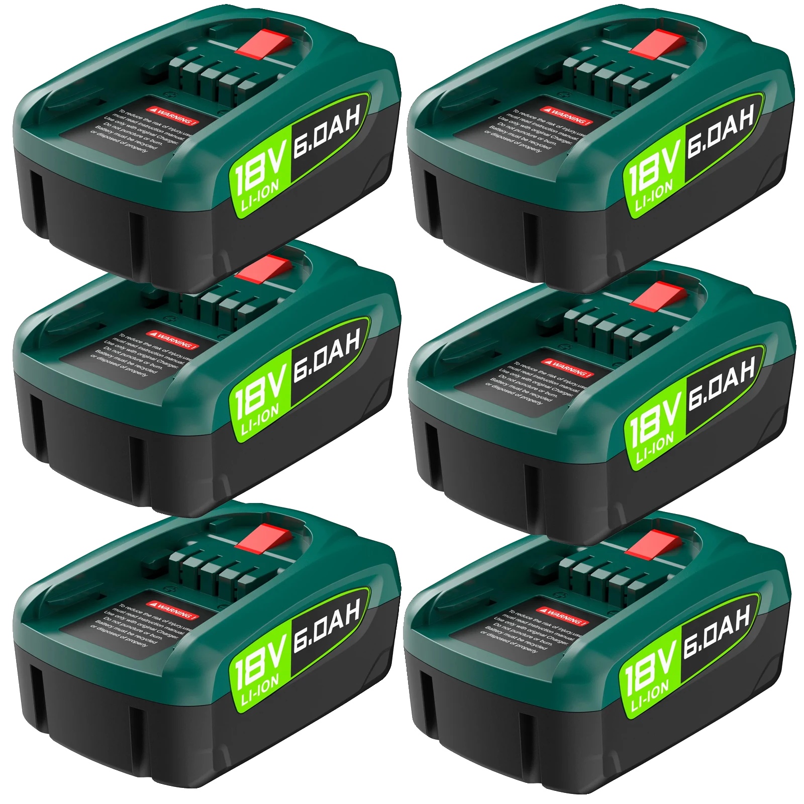 Akkutausch, 6000mah Kapazität, Kompatibel Mit Pba-serie Werkzeugen, 6bat, 18v-b