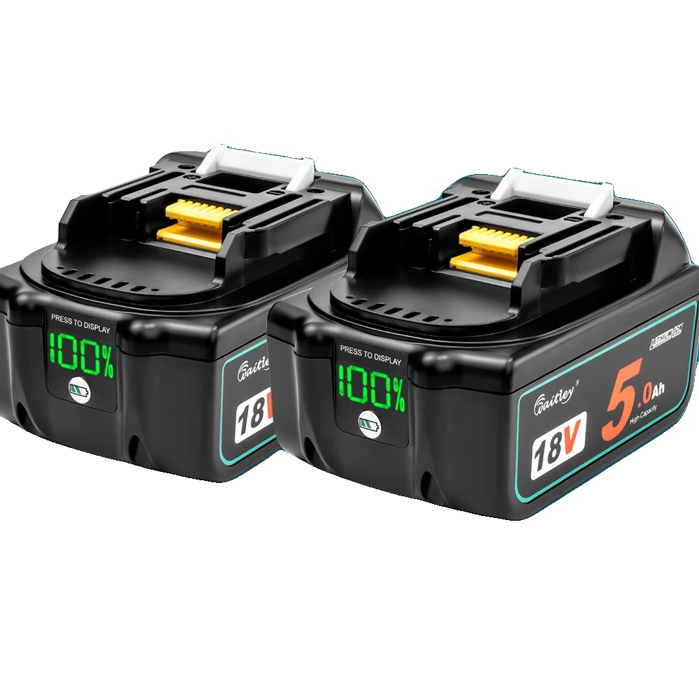 Wiederaufladbare Batterie, 5000mah Kapazität, Breite Kompatibilität, 2 Stk 5ah Batterie