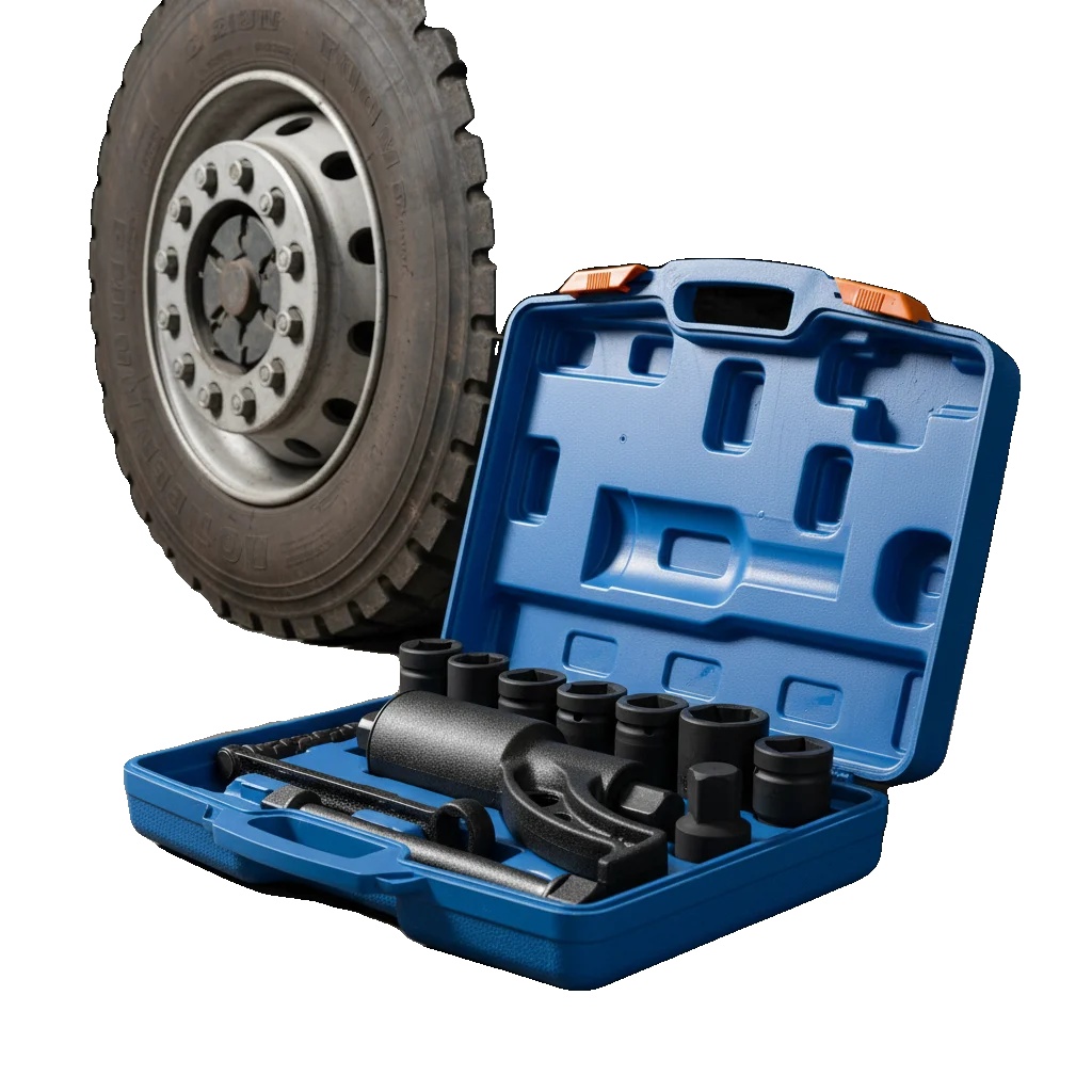 Drehmomentverstärker-schraubenschlüsselset, Max. Drehmoment 5000 N.m, Steckdosen Größen 21mm-38mm, Adaptergröße 1 Zoll, Tragetasche 38 X 10 X 33 Cm,