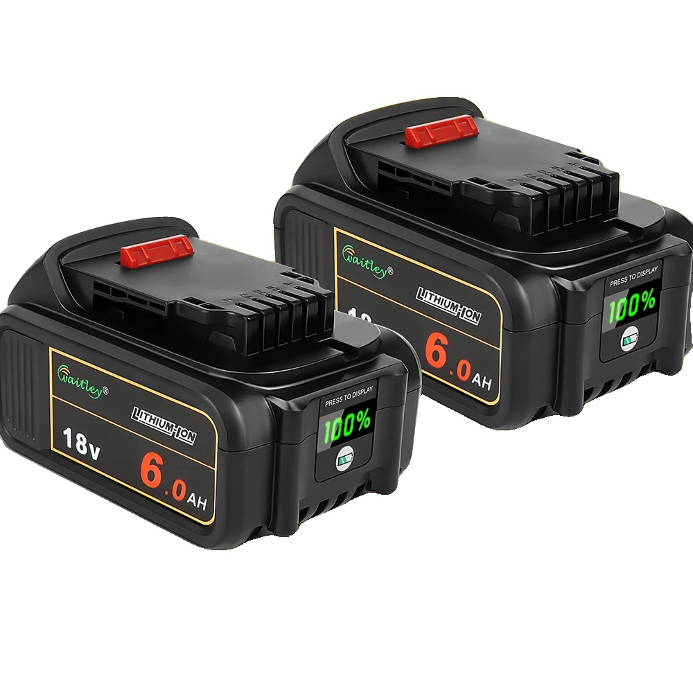 Akku Für Elektrowerkzeuge, 6ah Kapazität, Integriertes Bms, 2 Stk 6ah Batterie