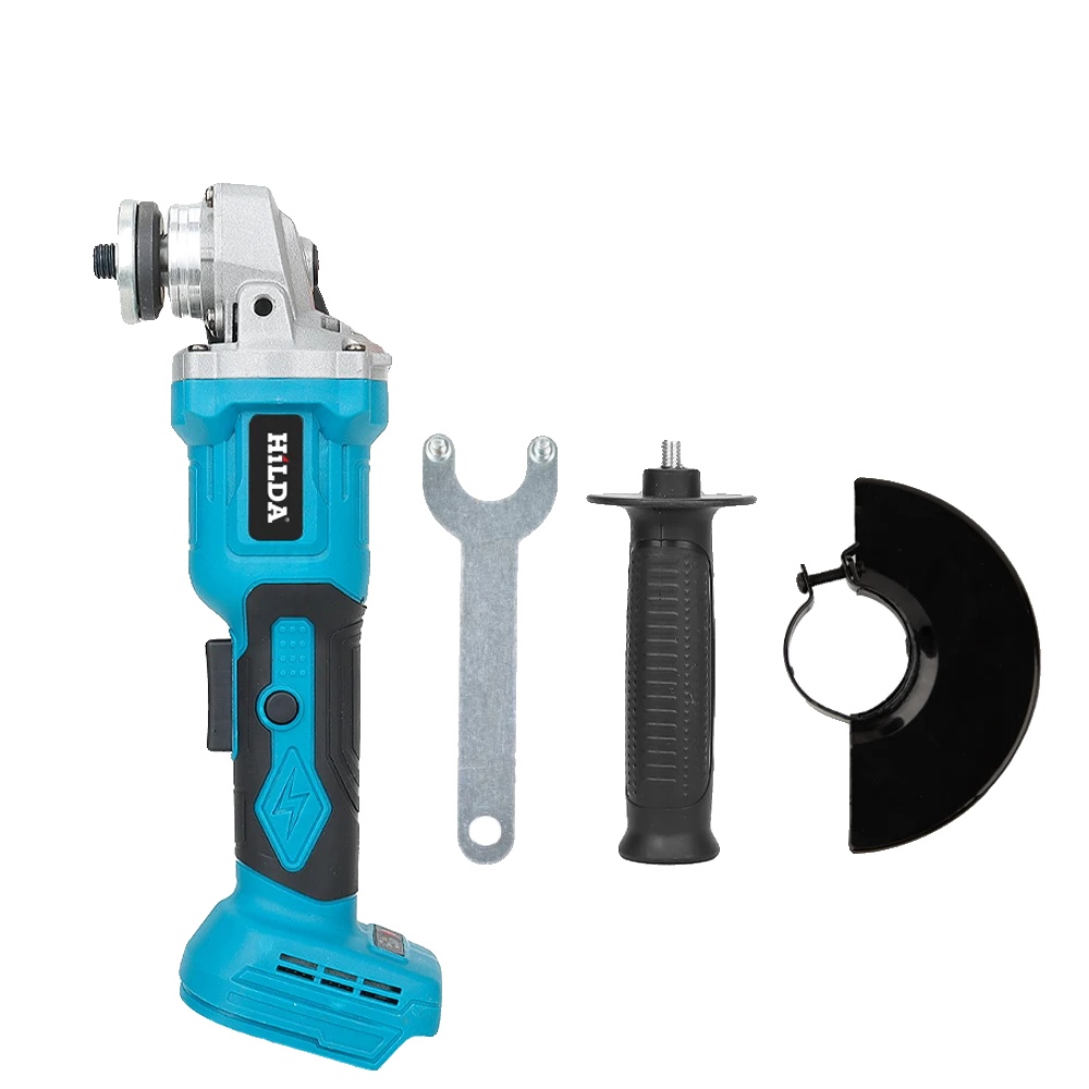 Winkelschleifer, Bürstenloser Motor, Hochgeschwindigkeitsleistung, Blau Keine Batterie