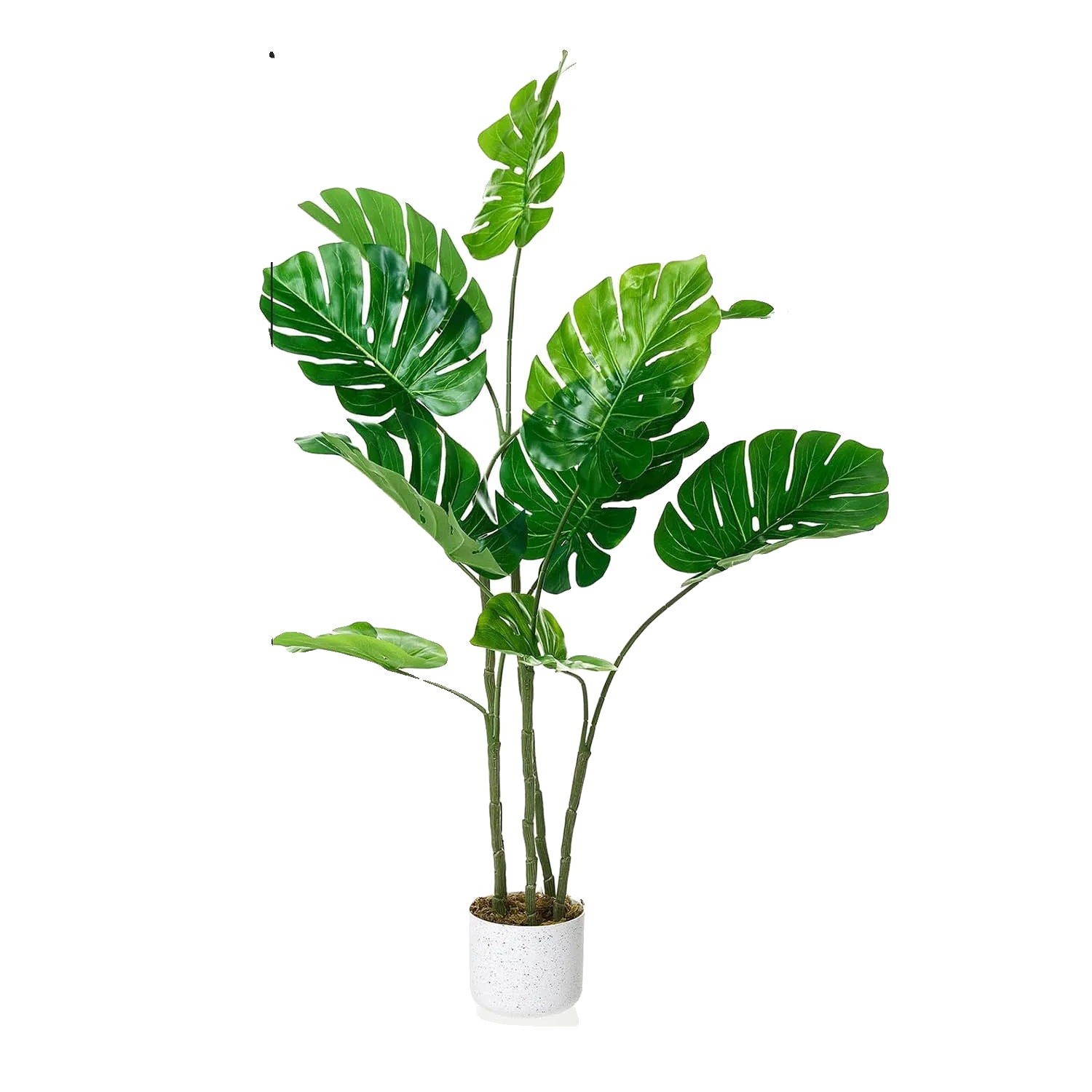 Künstliche Monstera-pflanze, Bodenplatzierung, Einfache Pflege, 120cm
