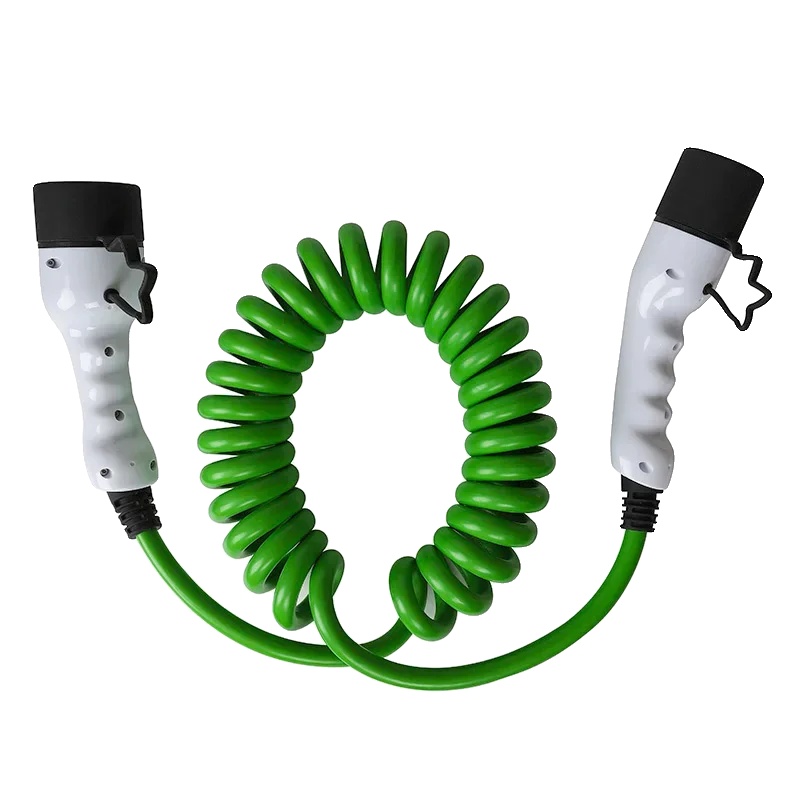 Ladekabel, Spiraldesign, Vielseitige Kompatibilität, T2 11kw 16a 3 Phasen 5 Meter