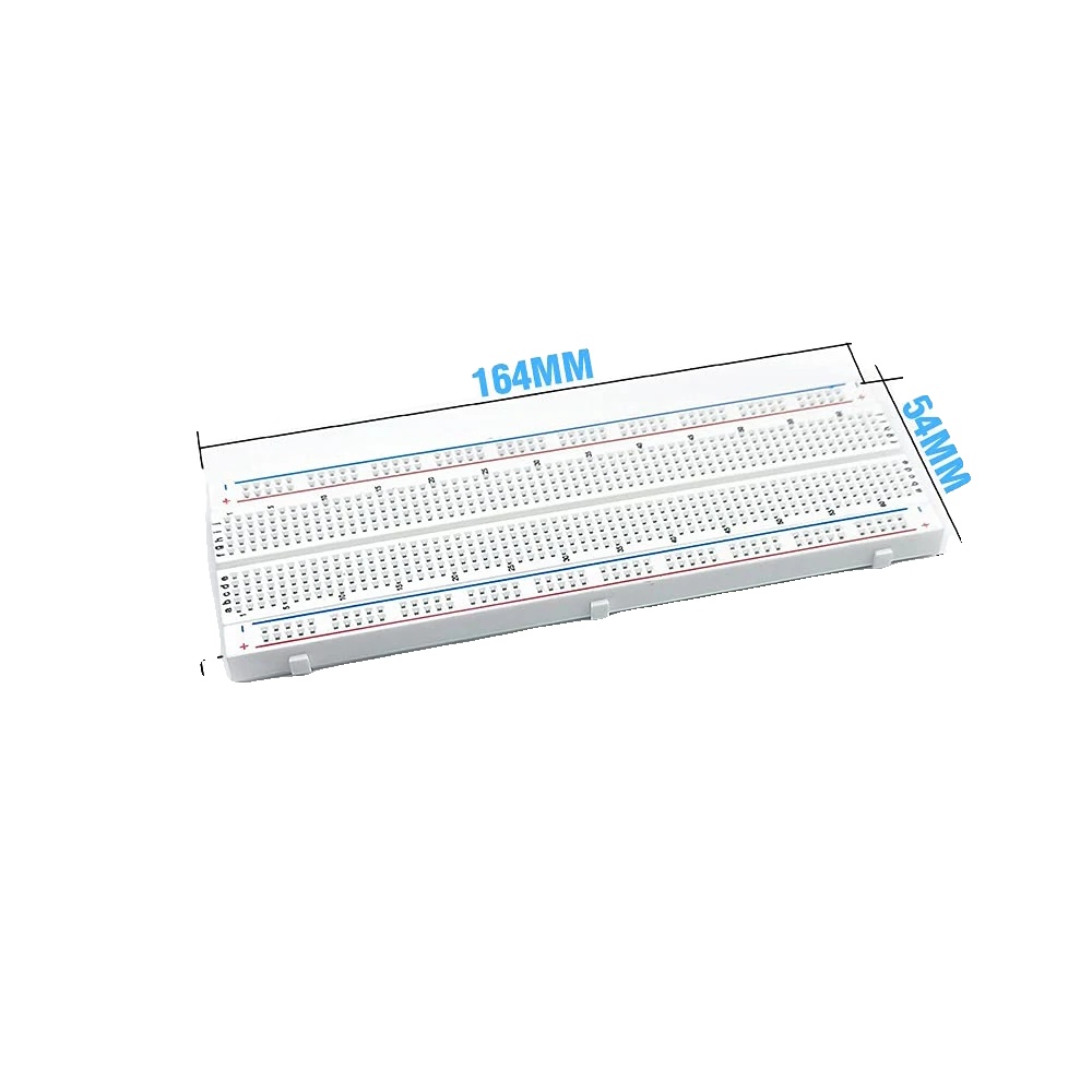 Lötfreies Breadboard, 830 Und 400 Anschlussstellen, Kompaktes Design, 1stück 830punkt