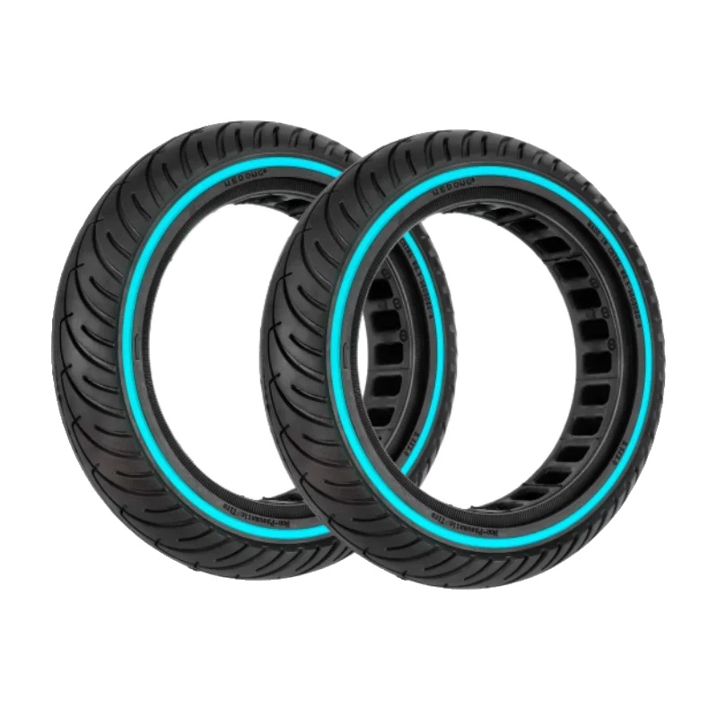 Rollenmobilitätszubehör, Weicher Gummi, Verbesserte Polsterung, 2x 8.5 Räder "blaue Linie
