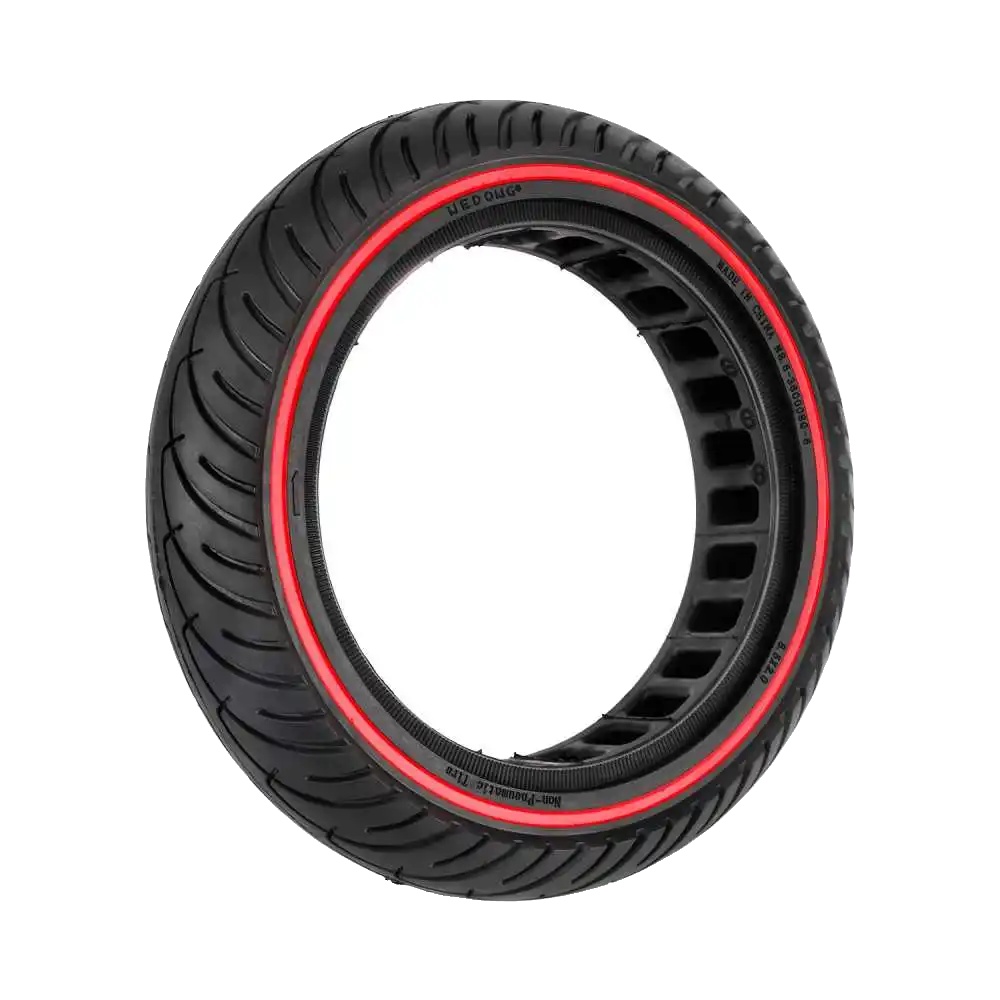 Rollenmobilitätszubehör, Weicher Gummi, Verbesserte Polsterung, 1x 8.5 Rad "rote Linie