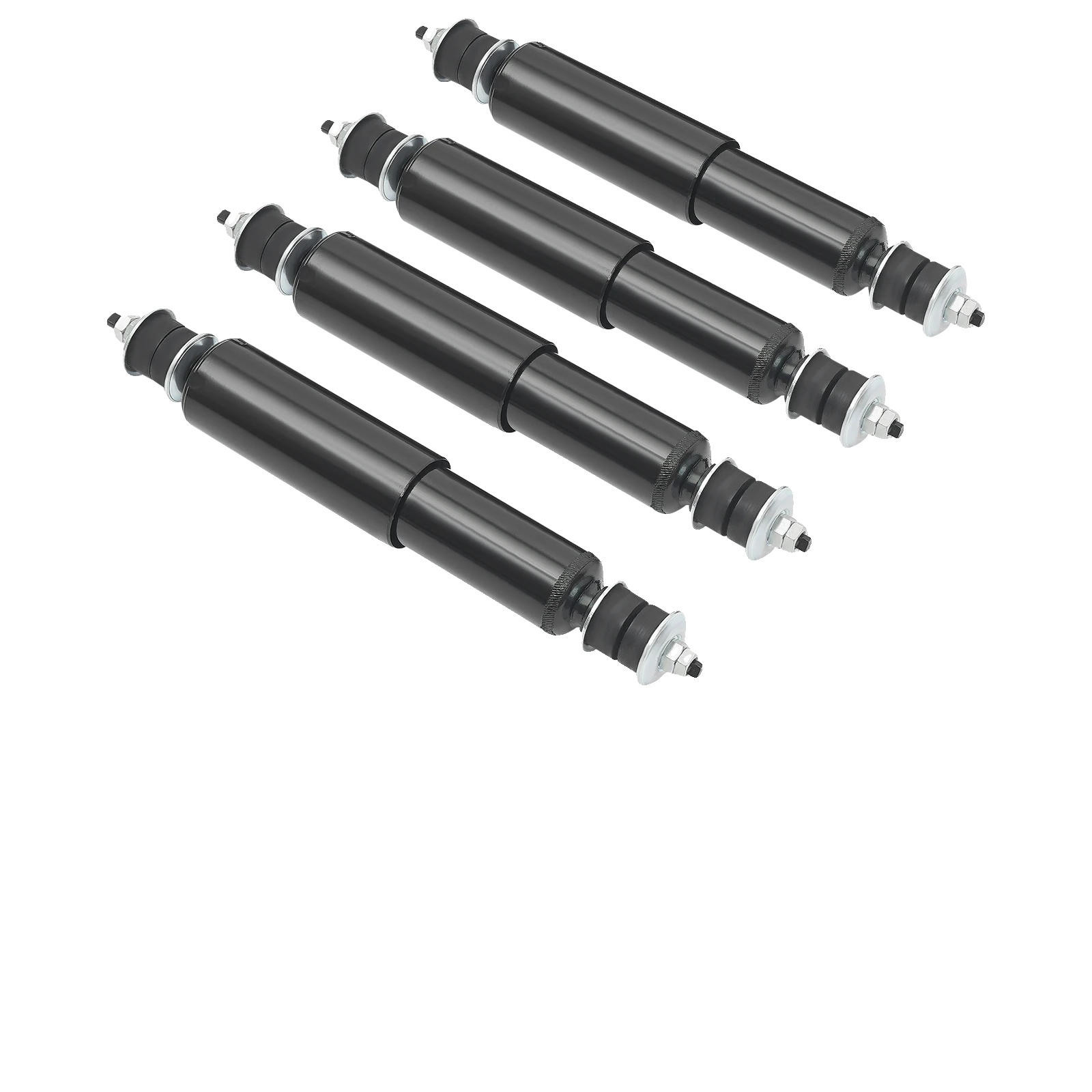 Stoßdämpfer, Metall, Zusammengeklappt 35,5 Cm, Ausgezogen 45 Cm, 4 Stück, Kompatibilität Ezgo Txt 1994+