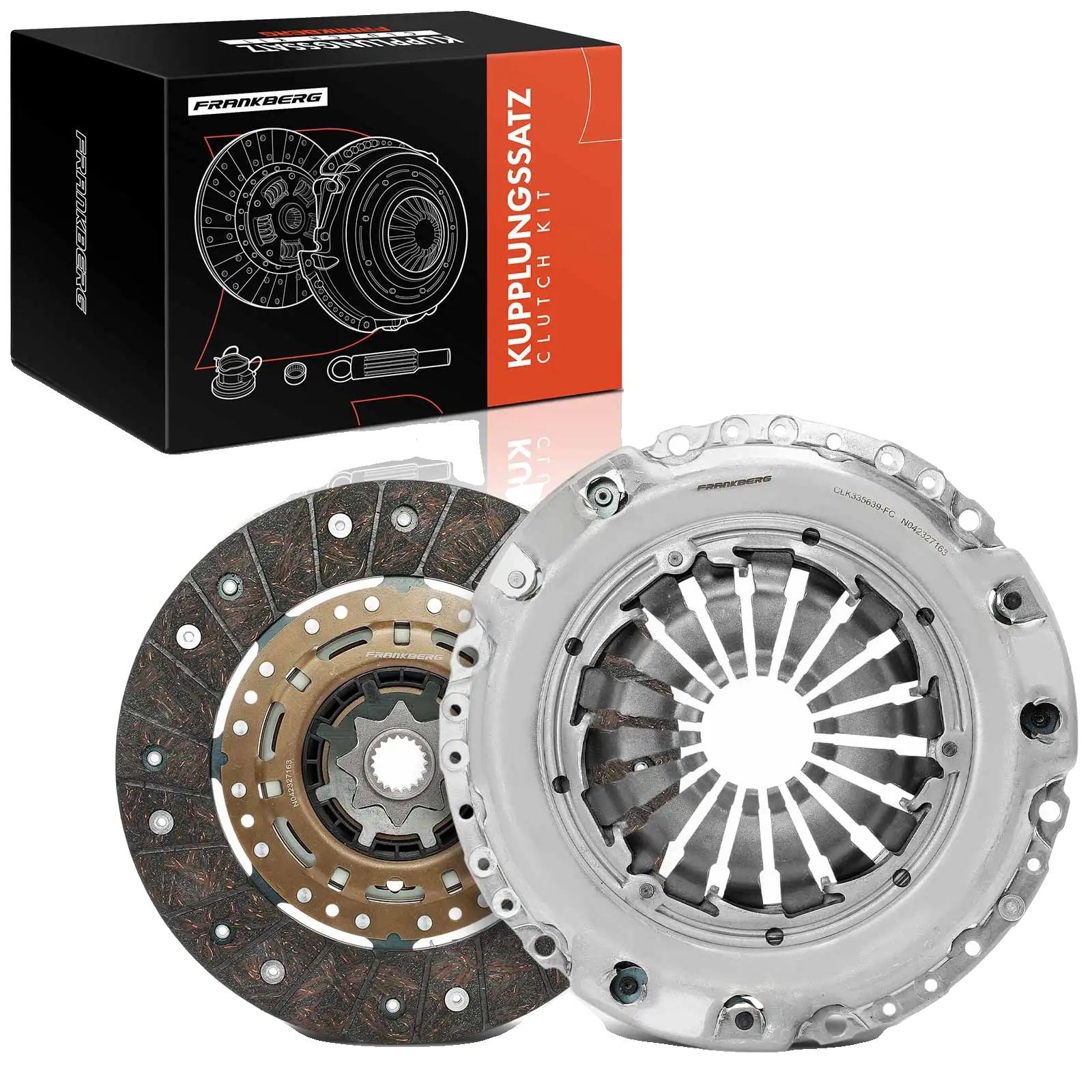 Kupplungssatz, Durchmesser 228 Mm, Anzahl Der Zähne 20, Kompatibel Mit Inländischen Und Europäischen Fahrzeugen, Oem-nummern 55569127, 55587528