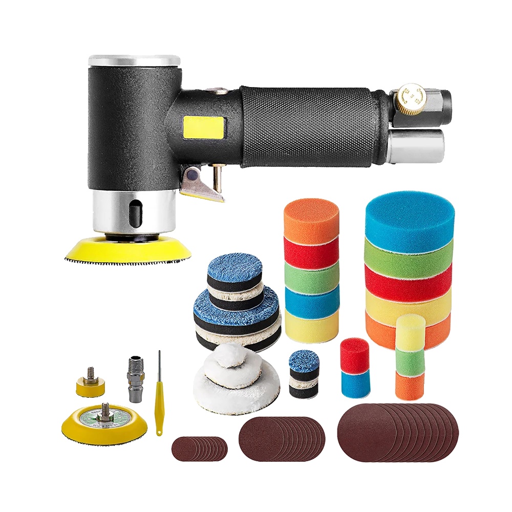 Luftschleifer, Exzentrische Doppelrotation, Ergonomisches Design, Verstellbar