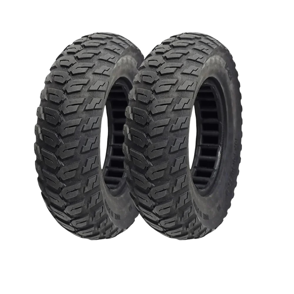 Elektrofahrzeugreifen, All-terrain-design, Robustes Gummi, 2 Feste Räder 10x3