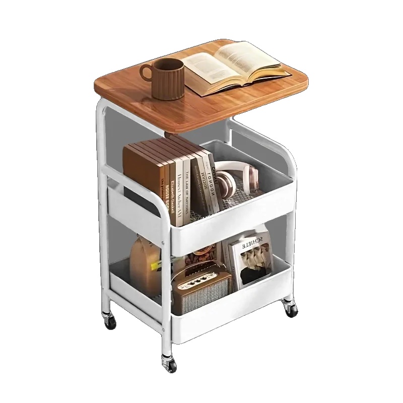 Lagerwagen, Metallkonstruktion, Rollendes Design, Weiss