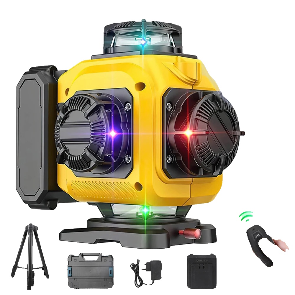 Laser-niveau, Automatische Nivellierung, 360-grad-messung, 1 Batterie+stativ +plastikbox