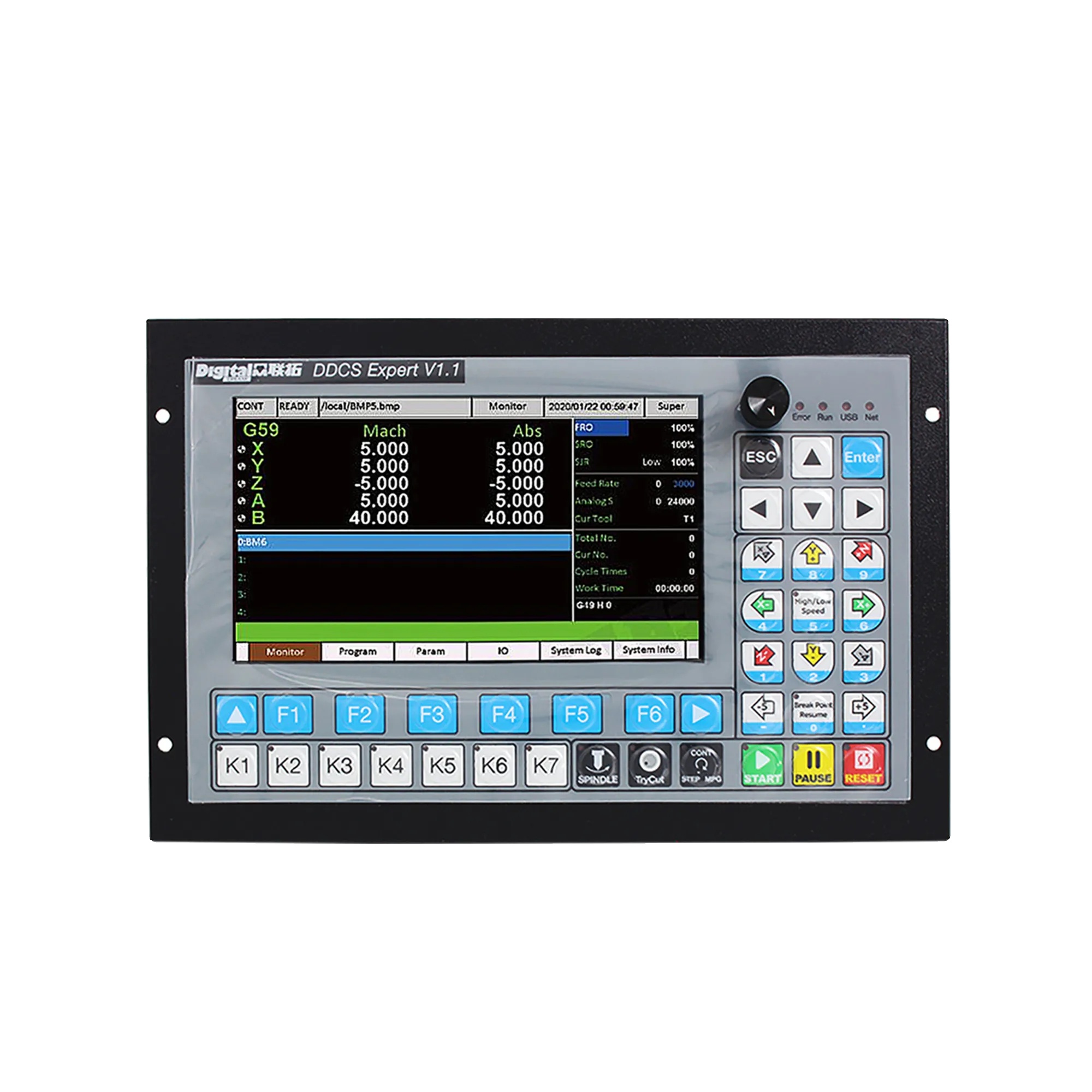 Cnc-controller, 4/5-achsen-kompatibilität, Anpassbare Tasten, Ddcs Experte 1.1-a, 5 Achsen-a