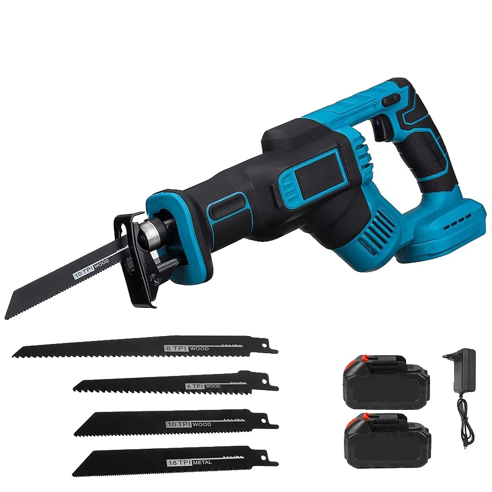 Pendelsäge, 3000 U/min, Dual-lithium-batterien, 2 Batterien