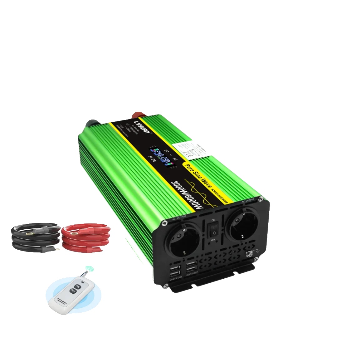 Wechselrichter, Reine Sinuswelle, Hohe Leistungskapazität, 24v-220v-6000w